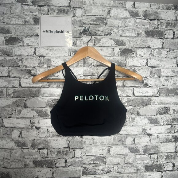 lululemon athletica Other - EUC Lululemon Peloton Sports Bra Black Size 8